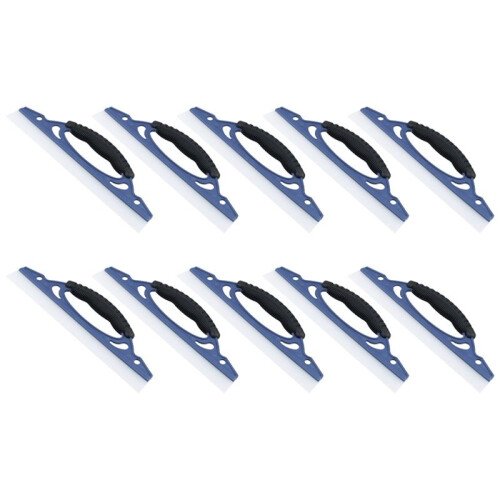 10pcs Soft Silicone Handy Squeegee Rubber Sheet Drying Blade Clean Scraping Film Scraper Car Accessaries