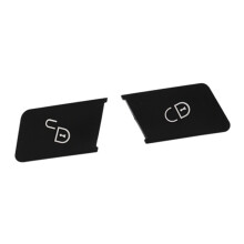 1 Pair Black Door Lock Button Lock 2049058402 for - C-Class E-Class GLK-Class W204 W207 W212