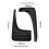 4 Pezzi Parafango Auto Paraspruzzi Paraspruzzi Parafango Parafango per  RAV4 1997-2005 Accessori Auto 6