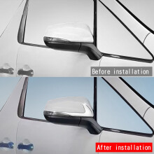 Tira de Moldura para Espejo Retrovisor Lateral de Coche, Moldura para Espejo Retrovisor para ALPHARD VELLFIRE Serie 30 2016-2022 B