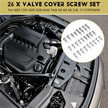 Aluminum Valve Cover Screw Set for N55 135i 335i 535i 640i 740i X3 X5 X6 3.0L 11127570292