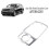L4FD864260 Front Console Chrome Frame Trim for  A6 2005-2011 Gear Shift Panel Decorative Cover L4F0864260A 6