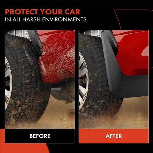 4PCS Car Mudguard Mud Flaps  Mud Guard  for  Octavia 2014-2016 Car Accessories 2