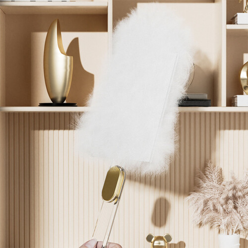 Multipurpose Feather Duster with Soft Bristles, Washable, 70g 2