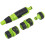 Sealey Sealey JS9611 Deluxe Hose Nozzle & Connector Set 4pc 1