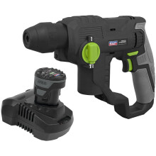 Sealey CP108VSDS SV10.8 Cordless SDS Plus Rotary Hammer Drill Kit 10.8V 2Ah
