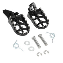 Apoio para Os Pés Pegs Footpegs Descansa Pedais para Sur-Ron Ultrabee Ultra Bee Off-Road Electric Dirt Bike Parts Preto
