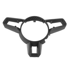 Rivestimento per volante con motivo in fibra di carbonio, elegante decorazione per interni, materiale ABS, resistente e leggero, facile