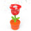 Vertical Rose-Shaped Bubble Machine with Light, Rechargeable, 13*12*27.5cm 3