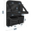 Car  Back Storage Bag Car  Back Foldable Table Dining Table Multifunctional Storage Bag in Car Black 7