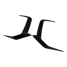 Auto Voorbumper Zijspoiler Splitter Canard Air Blade Tuning voor  5-Serie G60 M Sport 2024 Accessoires