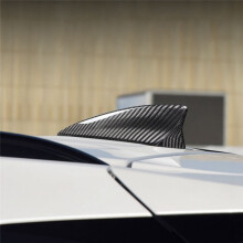 Car Antenna Cover Decorative Stickers Carbon Fiber Accessories for Camaro 2016-2023 Black Carbon Fiber Pattern