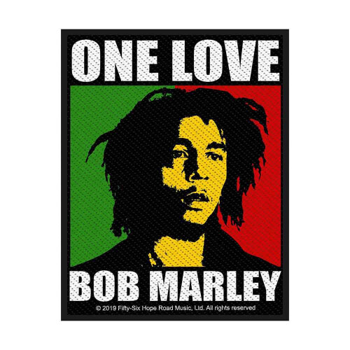Bob Marley Patch One Love new Official Retail Pack 1