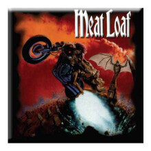 Meat Loaf Bat out of Hell new Official 76mm x 76mm Fridge Magnet