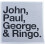 The Beatles Patch John Paul George Ringo 2
