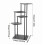 Living And Home 5-Tier Plant Stand Plant Display 5
