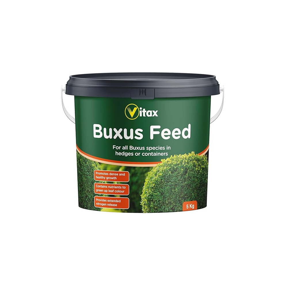Monal Vitax Buxus Feed Fertiliser For Box Hedges & Topiary 5Kg Tub