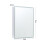 Living And Home Rectangular Wall Mount Mirror Cabinet with LED Lighting 7