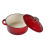 Living And Home (Red, 5L) Enameled Cast Iron Dutch Oven Pot with Lid 4