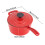 Living And Home 20cm Enameled Cast Iron Saucepan with Lid 6