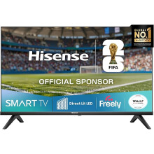 Hisense 40" 40A4QTUK FHD LED TV with Freely - Direct Lit LED, Dolby Audio, Natural Colour Enhancer, Games Mode, Sports Mode with Freely