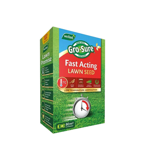 Gro-Sure Fast Acting Lawn Seed 80m² 2.65kg