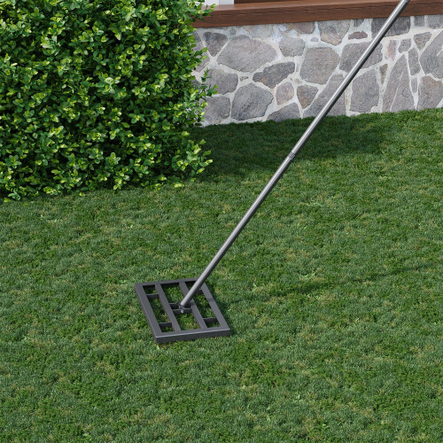 Living And Home Garden Lawn Levelling Rake with Serrated Design 1