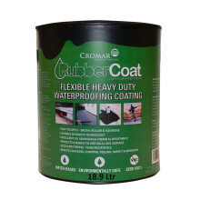 CROMAR RubberCoat Flexible Heavy Duty Roof Waterproofing Coating 18.9L
