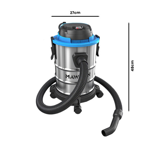 20L Stainless Steel Multi-Functional Vacuum Cleaner, Wet and Dry Use. 1