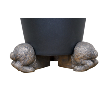 Set of 3 Resin Plant Pot Stands | Bunny Rabbits