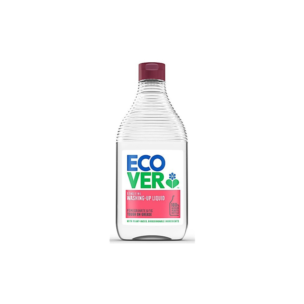 Ecover Washing Up Liquid Pomegranate & Fig 450Ml - 3Hs82 | Plant-Powered, Biodegradable & Skin-Friendly