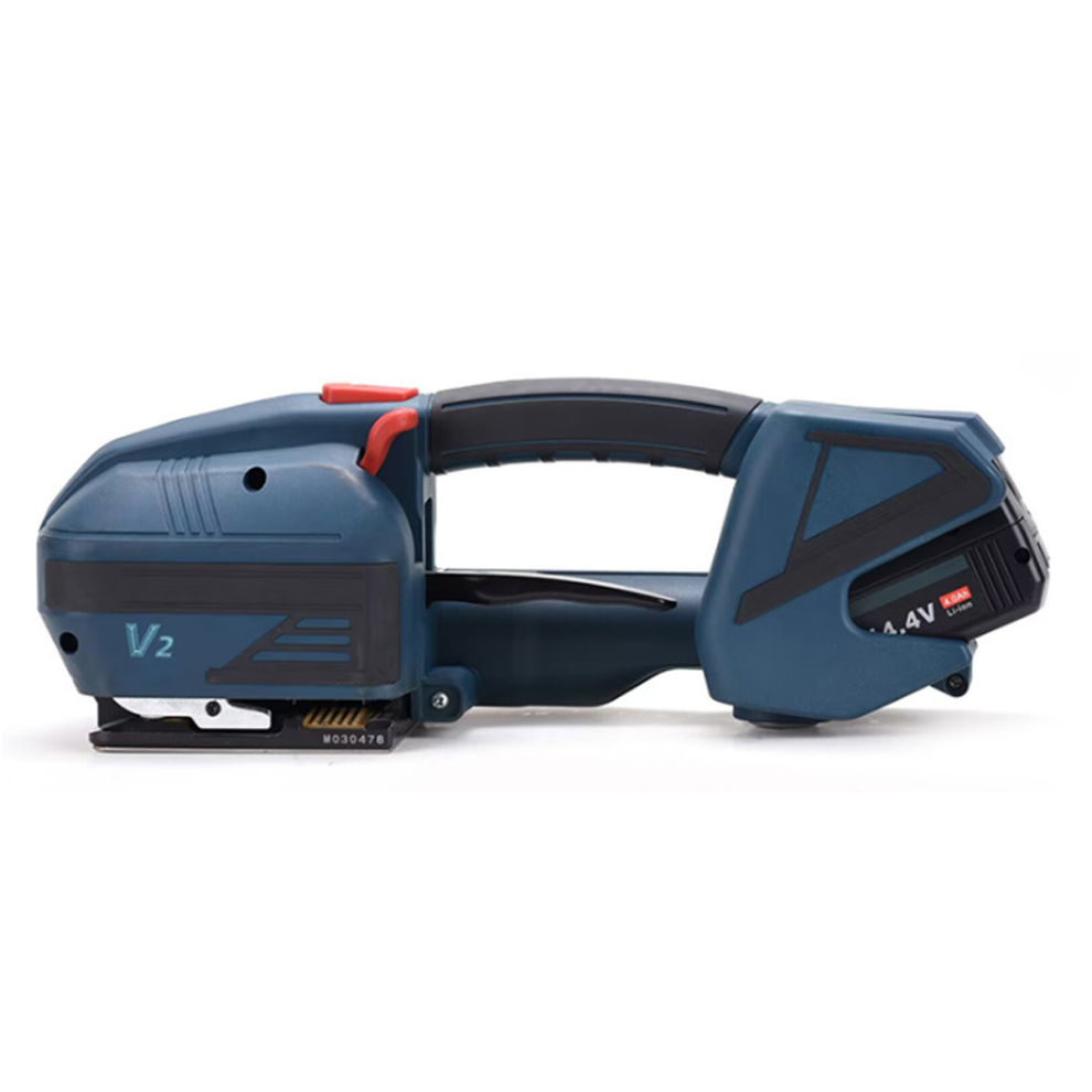 Electric Strapping Tool 4000mAh Battery Automatic Banding Baler for PP PET Straps with LCD Display