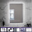 NES Home Motion Sensor Bathroom LED Mirror Shaver Socket Demister 500 x 700mm 1