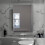 NES Home Motion Sensor Bathroom LED Mirror Shaver Socket Demister 500 x 700mm 4