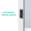 NES Home Motion Sensor Bathroom LED Mirror Shaver Socket Demister 500 x 700mm 10