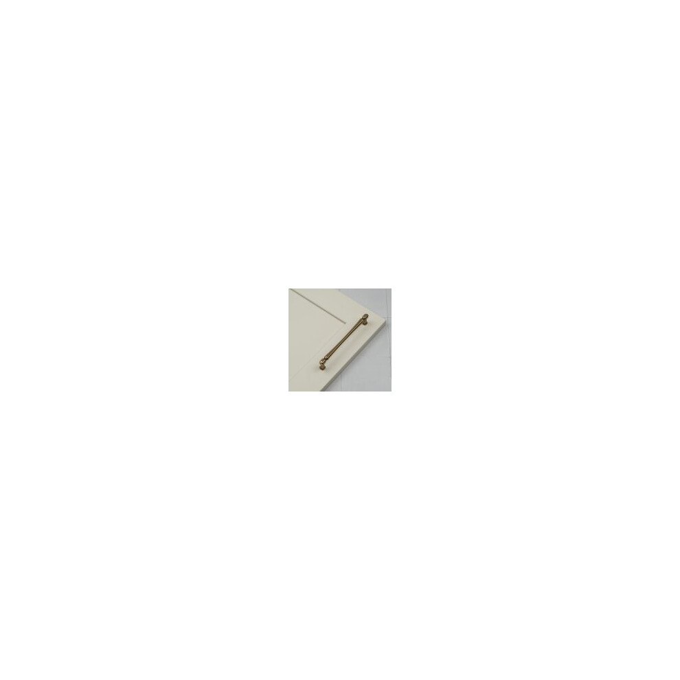 160Mm Antique Brass Cabinet Handle T-Bar Slim Broad Square 5056767303033