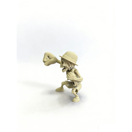 3D Printed Luffy One Piece Skull Skeleton Model Toy 2