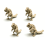 4 PCS 3D printed Spinosaurus skeleton model toy 1