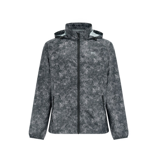 Mac in a Sac Unisex Origin Packable Waterproof Black Etch Jacket Size XS 1