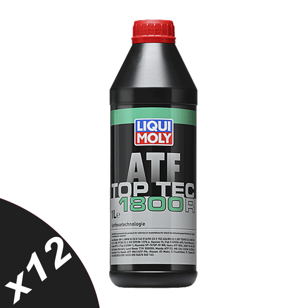 Liqui Moly Top Tec Atf 1800R Automatic Transmission Fluid Dexron 6 Vi 12X1l 5056820524597