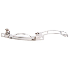 50 Pcs 50mm Metal French Barrettes Hair Clips Bows - Silver
