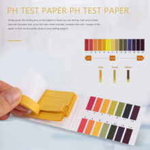 3 Set 240 Streifen Professional 1-14 PH Lackmuspapier PH Teststreifen Wasser Kosmetik Boden PH Test Papierstreifen mit Kontrollkarte