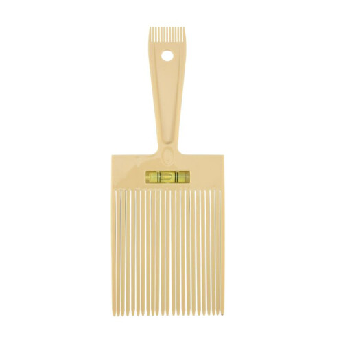 Flat Top Guide Comb with Liquid Bubble Level Flattop Hair Flattopper Beige 1