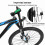 Wired Cycling Computer LED Backlight 6.5x4.5cm Odometer & Speedometer 6