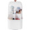 Square Makeup Brush Holder, 360Degree Rotating Makeup Brushes Container, Waterproof Makeup Holder with Lid(White) 2