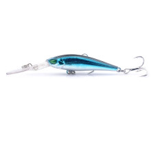 2PC 9cm 6g Minnow Lure Long Shot Fishing Lures Jigs Full Water Fishing Hard Lures