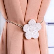 Magnetic Curtain Tiebacks Vintage Resin Flower2pcs