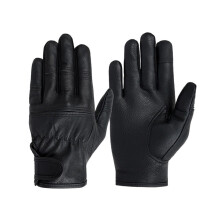 Retro Leather Safety Gloves Touch Thermal Insulated with Quick Release Strap for Outdoor Work and Riding