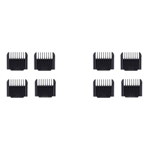 Electric Clipper Accessories,8Pcs Cut Clipper Limit Comb Guide Attachment Size Barber Replacement(3mm,6mm,9mm,12mm)