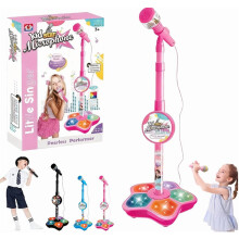 Star Microphone All-in-One with Stand Speaker and LED